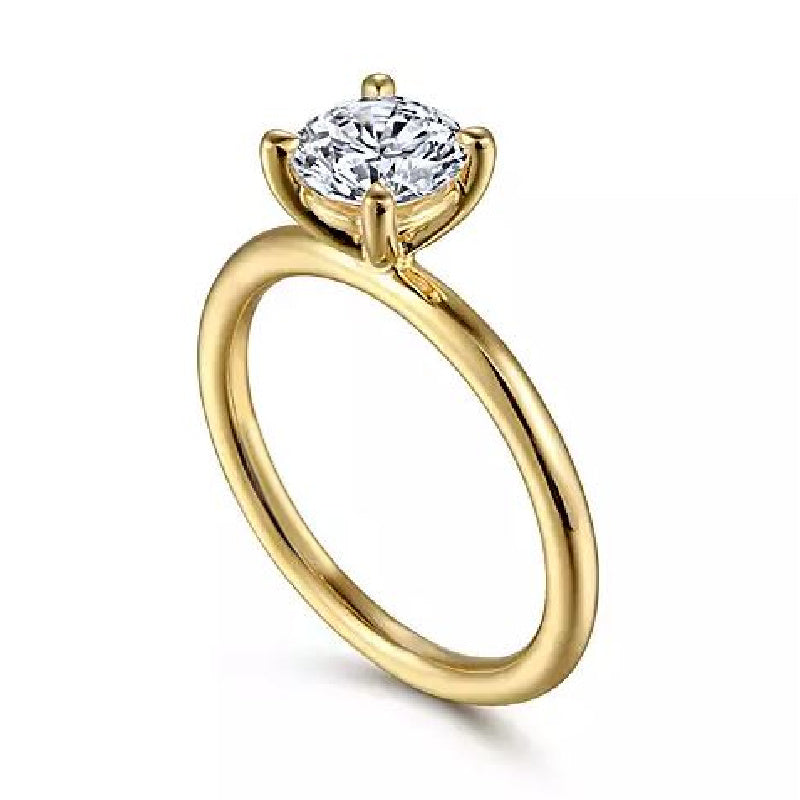 14K Yellow Gold Solitaire Mounting
